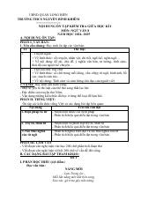 Đề cương ôn tập Giữa kì 1 Ngữ văn 8 năm 2024–2025 trường THCS Nguyễn Bỉnh Khiêm (Hà Nội)